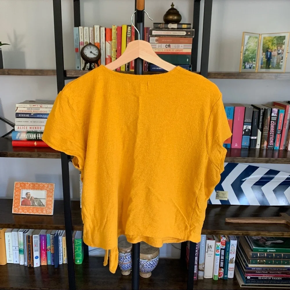 Madewell Wrap Shirt - Picture 3 of 4